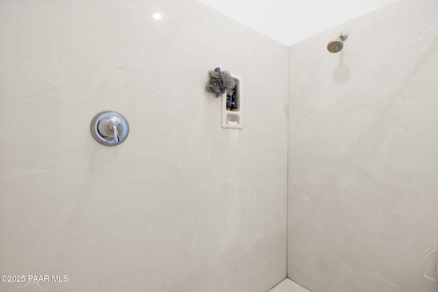 bathroom with walk in shower