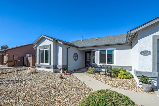 view of ranch-style home