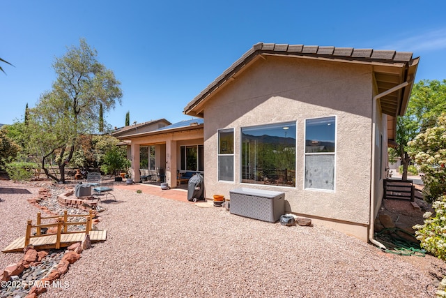 2315 W Desert Willow Dr, Cottonwood, AZ 86326 - back of property with a patio area and stucco siding
