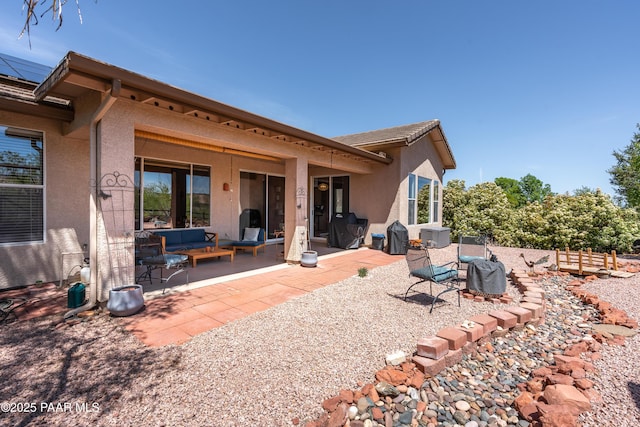 2315 W Desert Willow Dr, Cottonwood, AZ 86326 - view of patio with an outdoor living space
