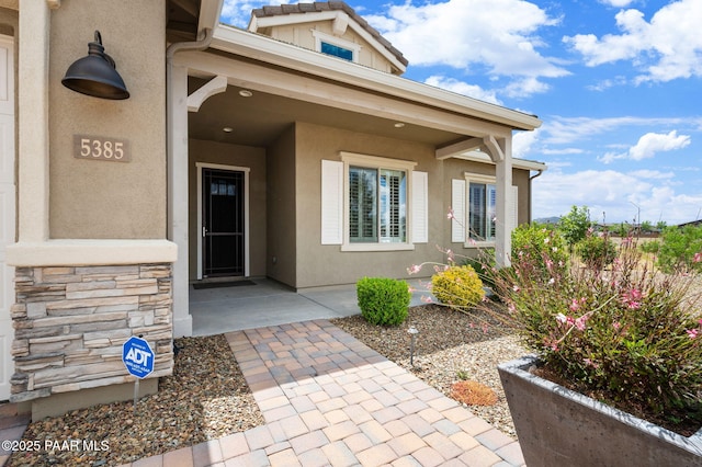 5385 Rocky Vista Dr, Prescott, AZ 86301 - entrance to property with stone siding and stucco siding