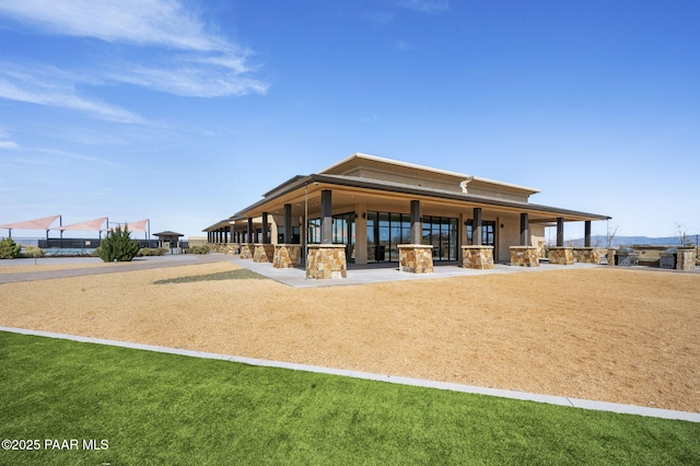 5385 Rocky Vista Dr, Prescott, AZ 86301 - back of house with stone siding