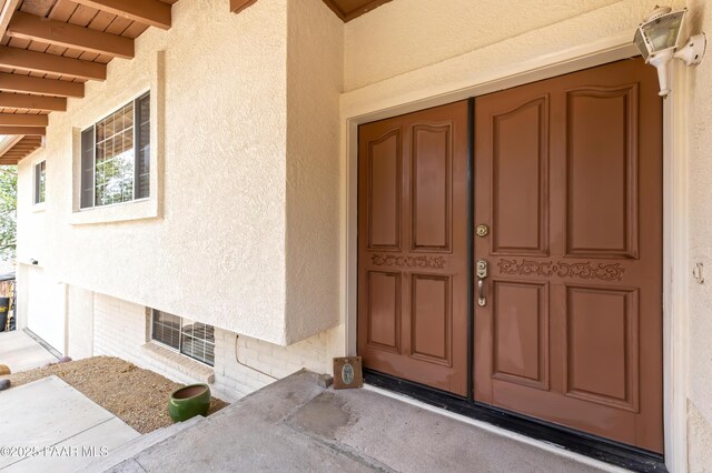 2345 Shinnery Ln, Prescott, AZ 86301 - entrance to property with stucco siding