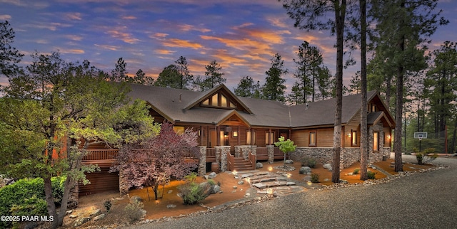 view of craftsman-style home