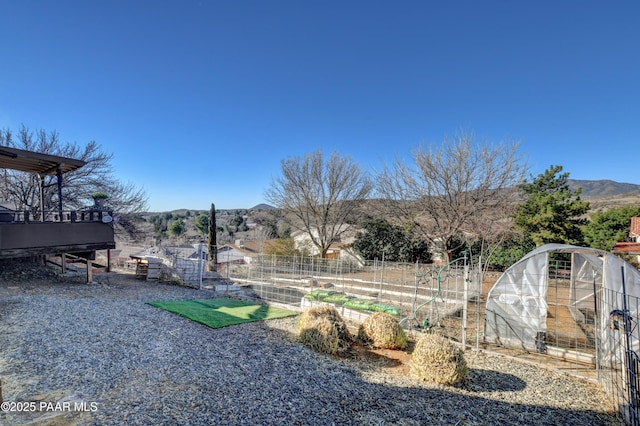 1086 N Broken Wagon Trl, Dewey-Humboldt, AZ 86327 - view of yard with a mountain view