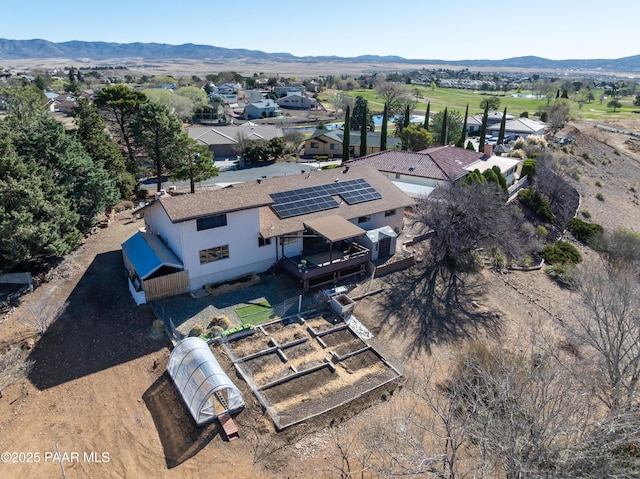 1086 N Broken Wagon Trl, Dewey-Humboldt, AZ 86327 - view from above of property with a mountainous background