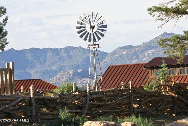 view of mountain feature