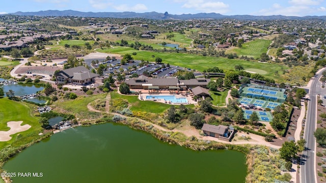 1222 Crown Ridge Dr, Prescott, AZ 86301 - view of property location featuring a local golf course, a water and mountain view, and nearby suburban area