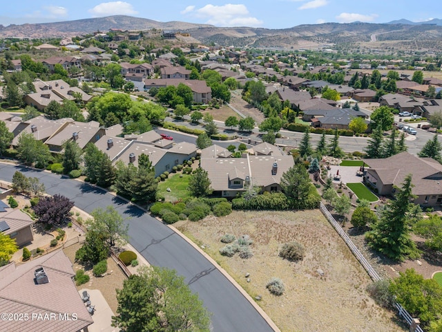 1222 Crown Ridge Dr, Prescott, AZ 86301 - aerial perspective of suburban area featuring mountains