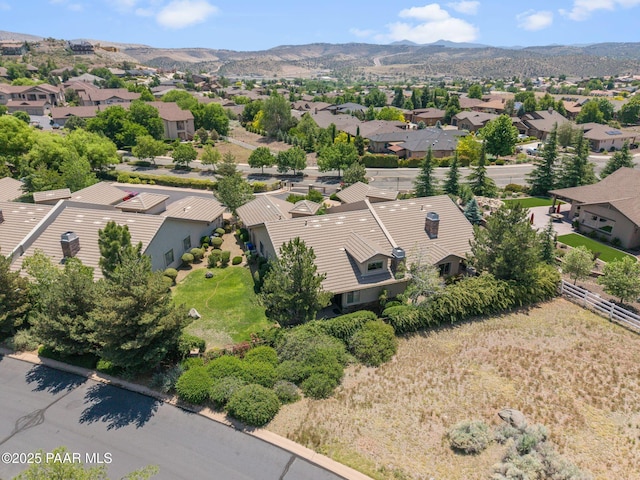 1222 Crown Ridge Dr, Prescott, AZ 86301 - aerial view of residential area featuring mountains