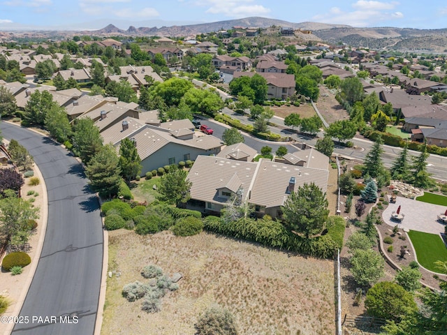 1222 Crown Ridge Dr, Prescott, AZ 86301 - aerial perspective of suburban area with a mountainous background