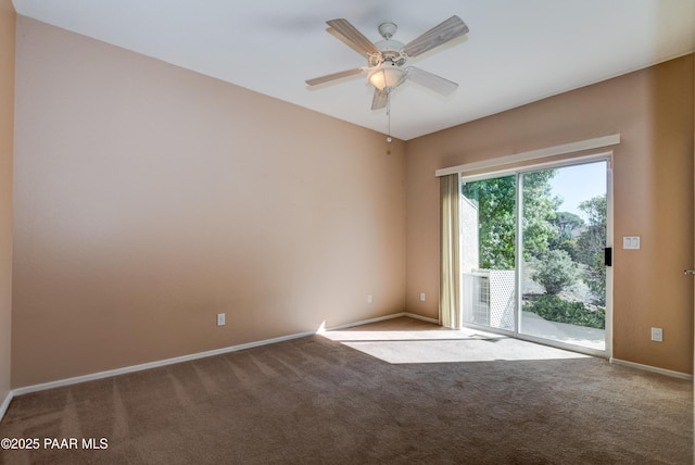 1005 N Rolling Green Rd, Dewey-Humboldt, AZ 86327 - unfurnished room featuring carpet and ceiling fan