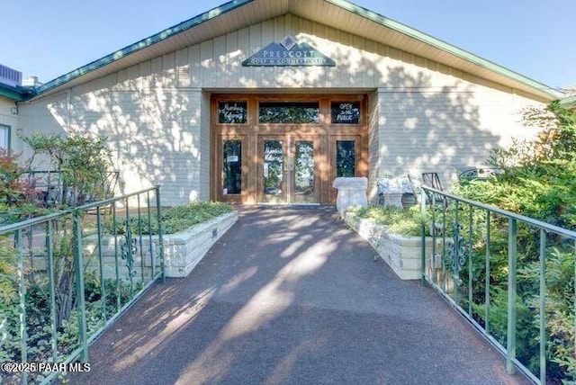 1005 N Rolling Green Rd, Dewey-Humboldt, AZ 86327 - doorway to property featuring french doors