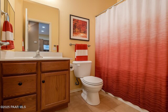1005 N Rolling Green Rd, Dewey-Humboldt, AZ 86327 - bathroom with tile patterned floors and vanity