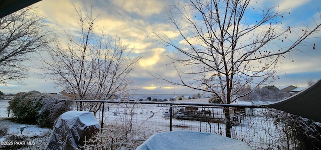 1125 N Wagon Wheel Pl, Chino Valley, AZ 86323 - view of yard covered in snow