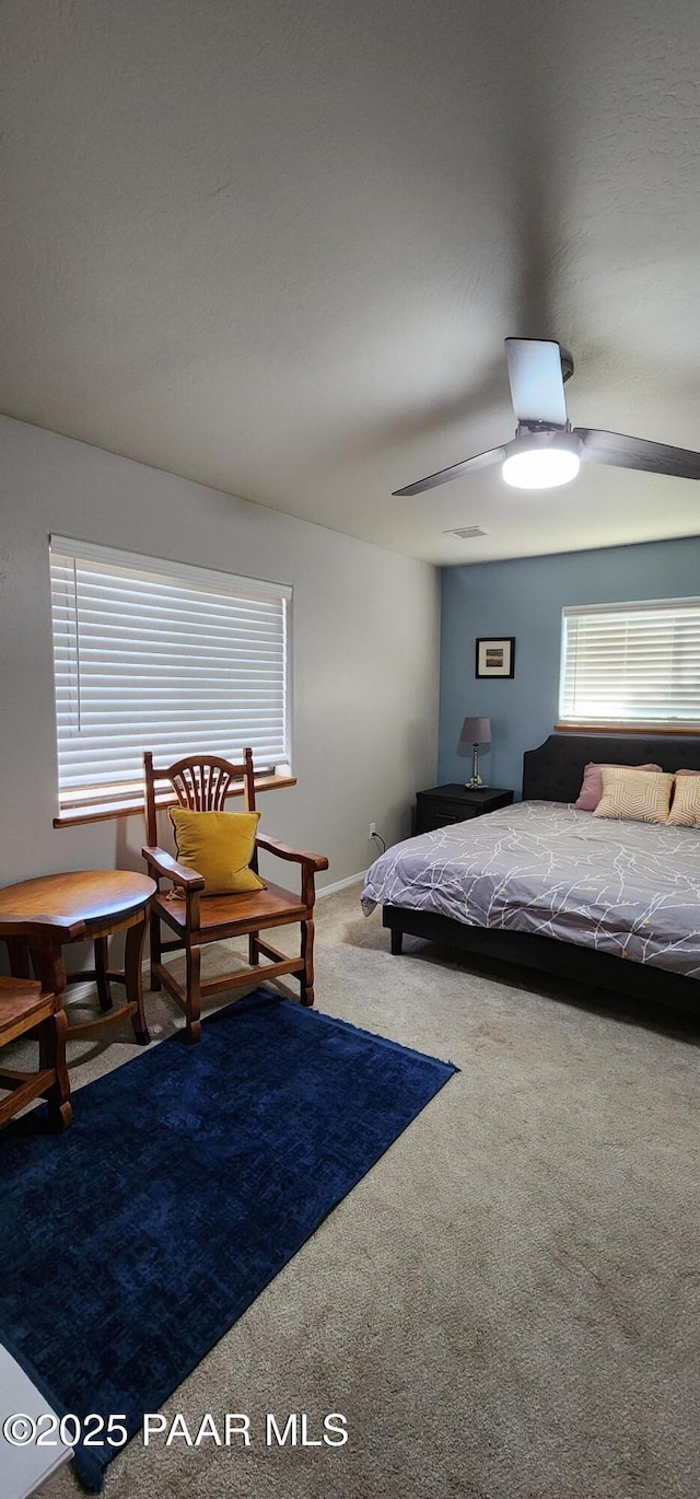1125 N Wagon Wheel Pl, Chino Valley, AZ 86323 - carpeted bedroom with a ceiling fan
