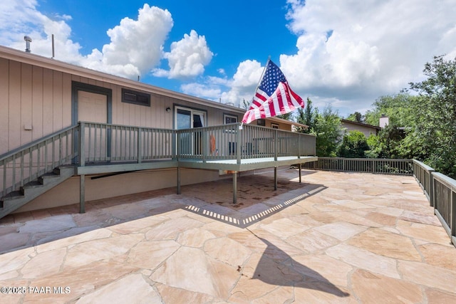 2770 Ridge Rd, Prescott, AZ 86301 - view of patio featuring a wooden deck
