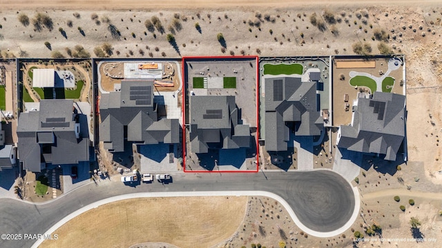 4655 E Alma Ln, Prescott Valley, AZ 86314 - aerial view of property and surrounding area with property parcel outlined