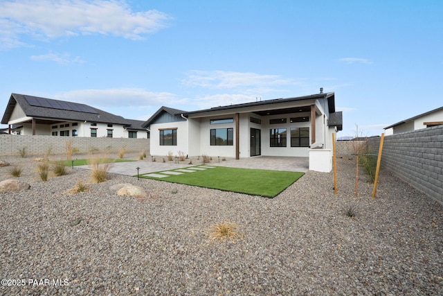 4655 E Alma Ln, Prescott Valley, AZ 86314 - rear view of property featuring a patio, a fenced backyard, and stucco siding