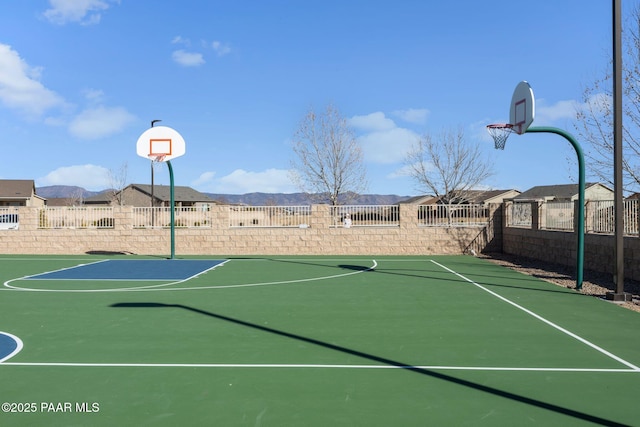 5180 N Elliot Ave, Prescott Valley, AZ 86314 - view of basketball court with fence and community basketball court