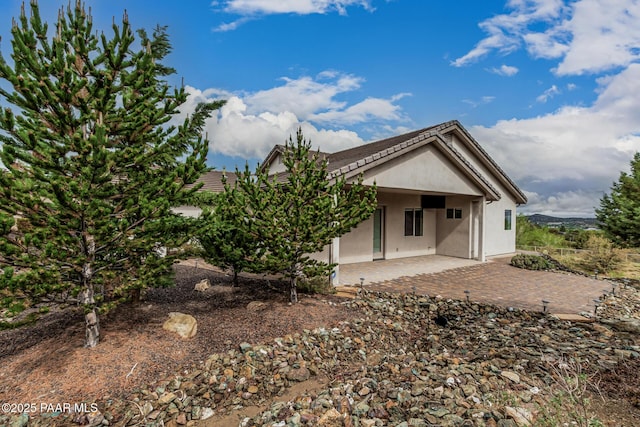 893 Canyon Breeze Ct, Prescott, AZ 86303 - view of front of property featuring a patio area and stucco siding