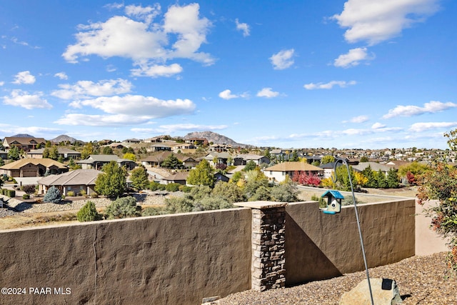 view of mountain feature