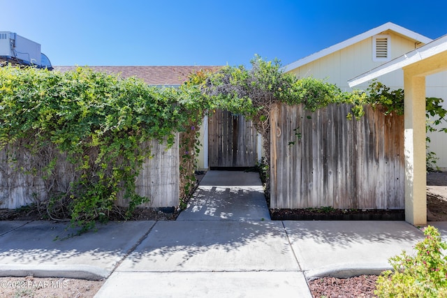 view of property entrance