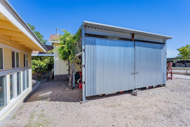 view of outbuilding