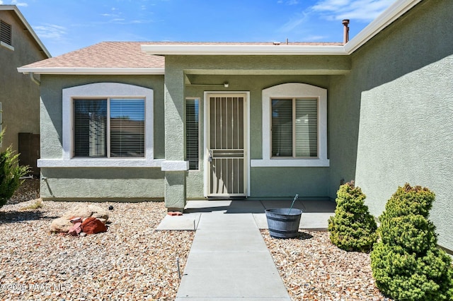 3824 N Wakefield Dr, Prescott Valley, AZ 86314 - view of exterior entry featuring stucco siding