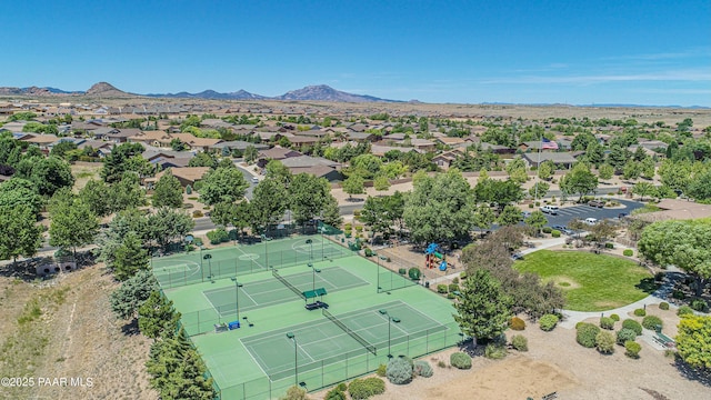 3824 N Wakefield Dr, Prescott Valley, AZ 86314 - aerial view of residential area featuring a mountainous background
