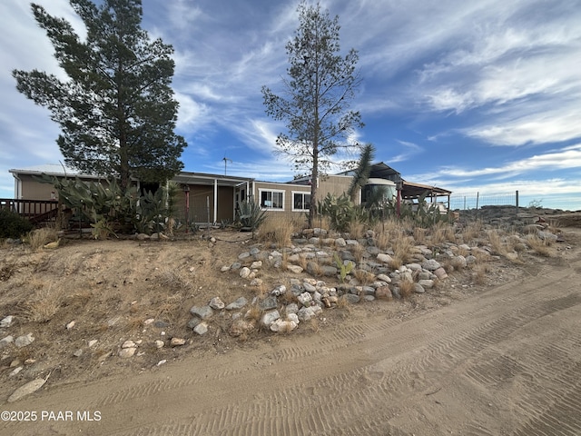 view of back of property