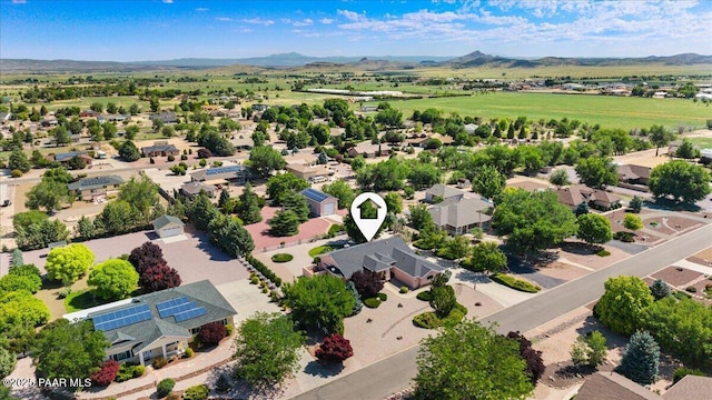 977 Kristin St, Chino Valley, AZ 86323 - aerial view of residential area featuring a mountainous background