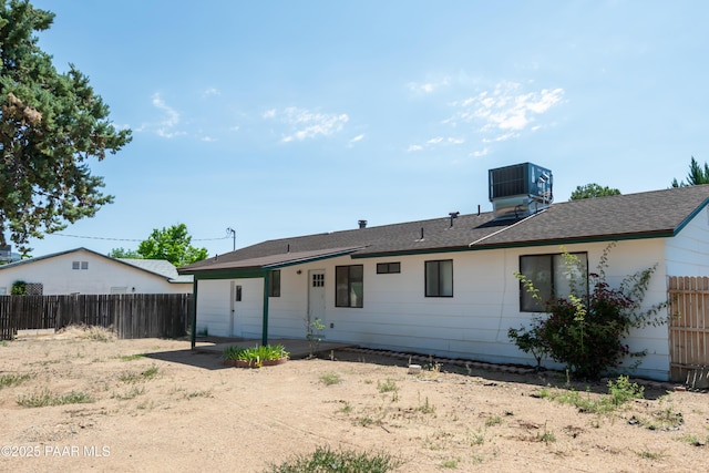 3924 N Taylor Dr, Prescott Valley, AZ 86314 - view of front of house featuring a patio and a shingled roof
