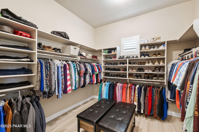 5242 High Cliff Way, Prescott, AZ 86301 - spacious closet featuring wood finished floors