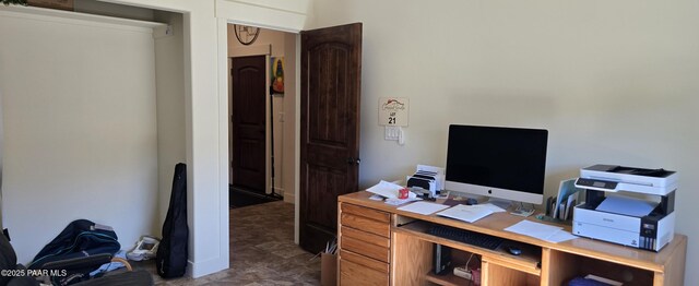 view of office area
