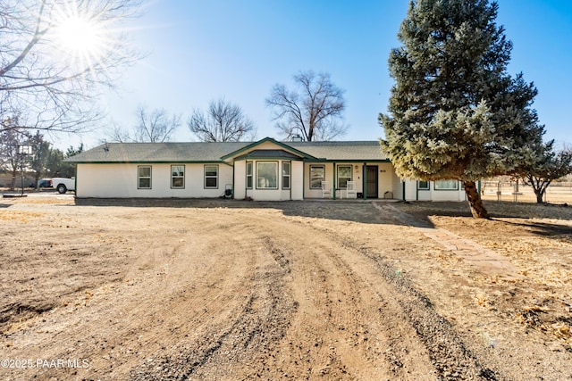 view of ranch-style home