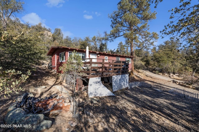 view of outbuilding