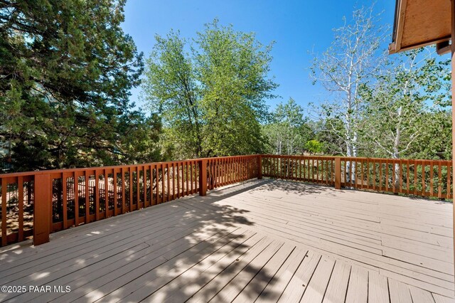 1893 Forest Vw, Prescott, AZ 86305 - view of wooden deck