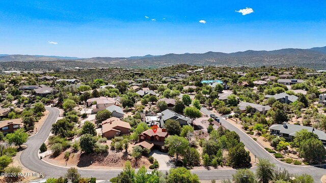 1893 Forest Vw, Prescott, AZ 86305 - aerial perspective of suburban area featuring mountains
