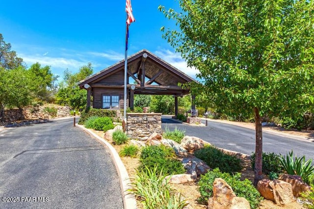 view of property's community with a gazebo