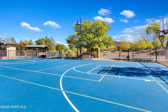 7420 E Reins Ct, Prescott Valley, AZ 86314 - view of tennis court featuring community basketball court