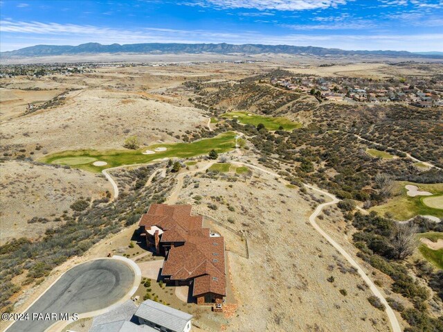 7420 E Reins Ct, Prescott Valley, AZ 86314 - aerial view featuring a mountain view