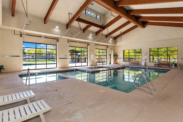 7420 E Reins Ct, Prescott Valley, AZ 86314 - indoor pool featuring a sink