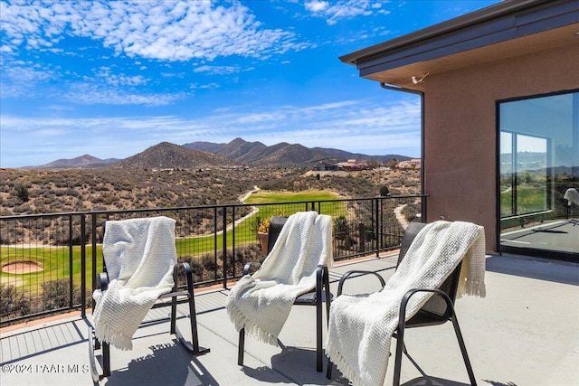 7420 E Reins Ct, Prescott Valley, AZ 86314 - patio / terrace with a mountain view