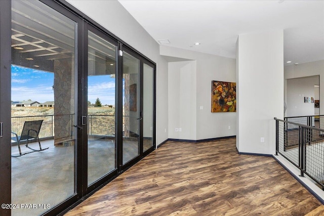 7420 E Reins Ct, Prescott Valley, AZ 86314 - unfurnished room with wood finished floors and recessed lighting