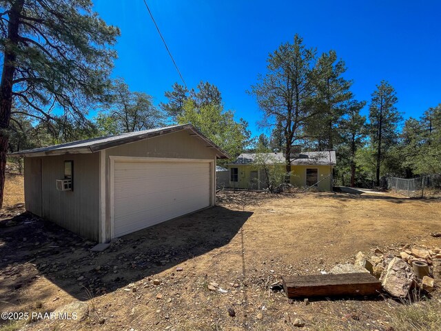 532 Canyon Springs Rd, Prescott, AZ 86303 - view of home's exterior with an outdoor structure and cooling unit