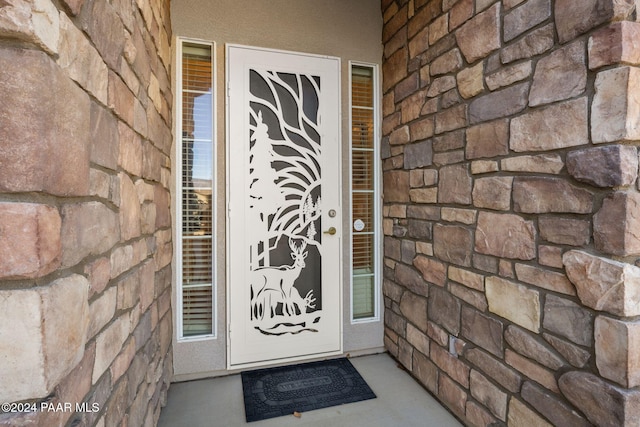 view of entrance to property