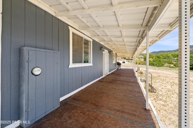8910 S Steven Trl, Kirkland, AZ 86332 - view of patio featuring a mountain view and grilling area