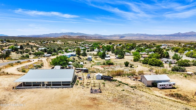 8910 S Steven Trl, Kirkland, AZ 86332 - view from above of property featuring a mountainous background and a desert landscape