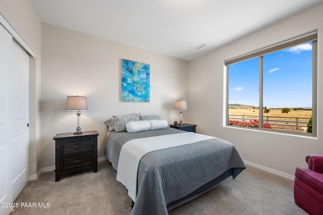 12612 E E Side Saddle Ln, Prescott Valley, AZ 86315 - bedroom featuring light colored carpet and a closet